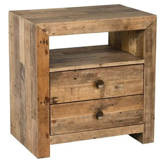 2 Drawer Pallet Nightstand