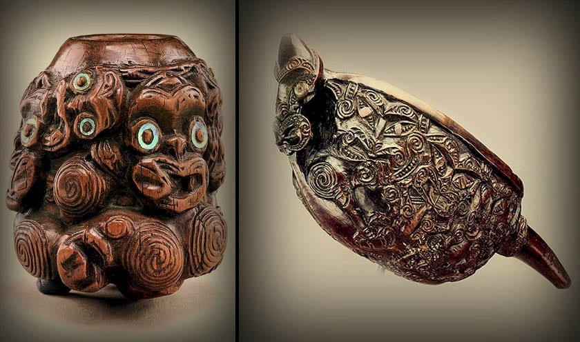 Ancient Polynesian Wood Carving