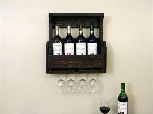 Basic Pallet Wine Rack Diy