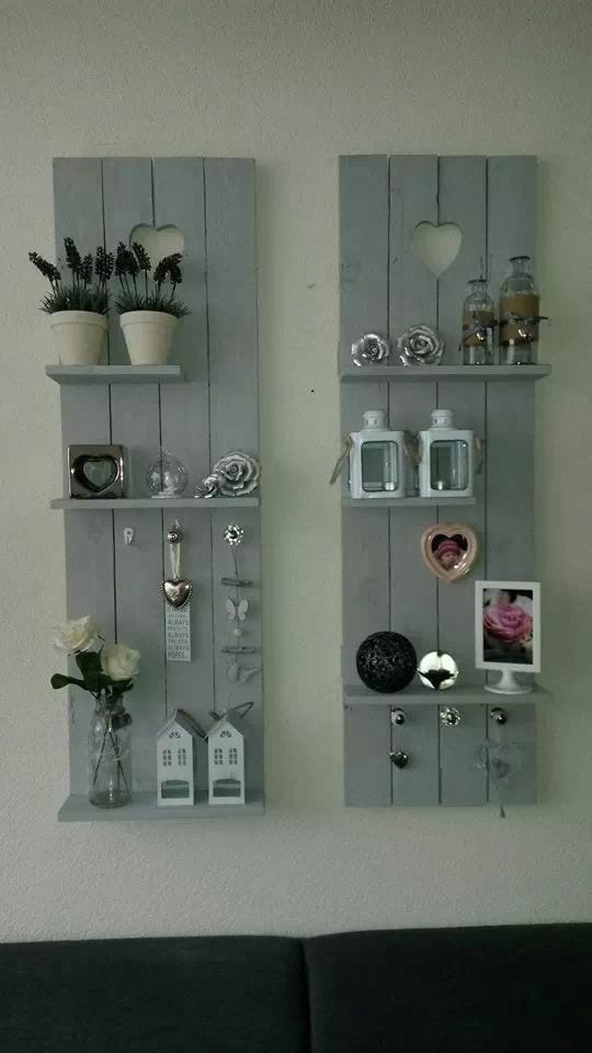 Chic Twin Pallet Shelves