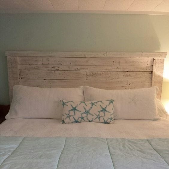 Chic And Classy Pallet Headboard