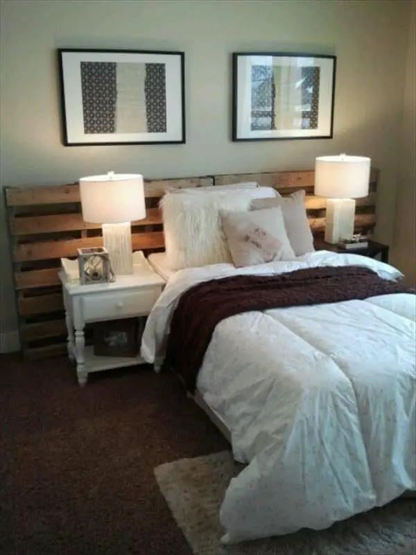 Classy Pallet Wood Headboard