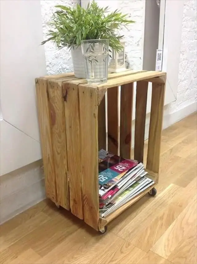 Crate Nightstand