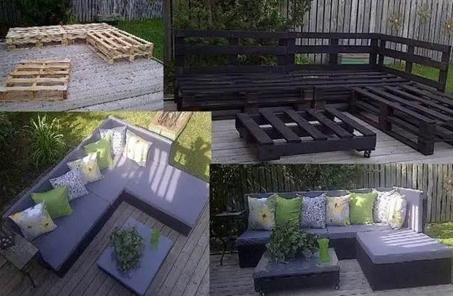 Creative Pallet Furniture Set