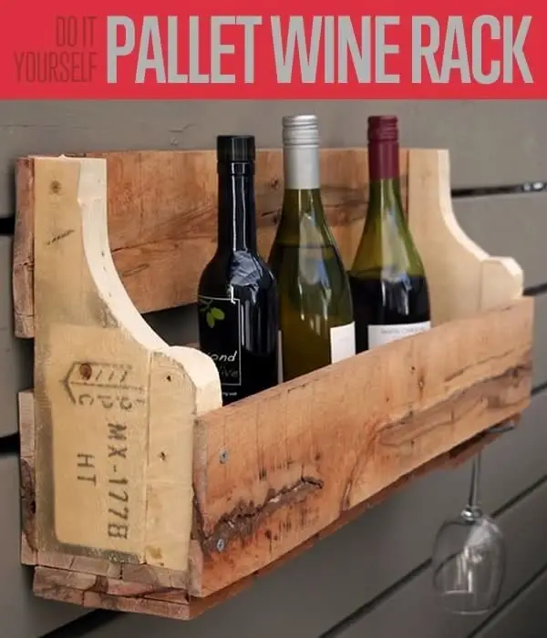 Diy Home Projects Pallet Wine Rack