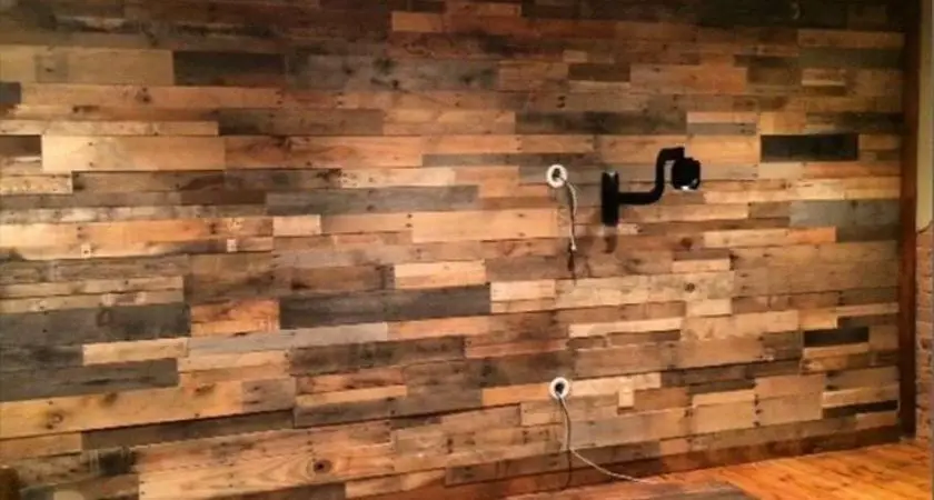 Diy Mixed Wood Wall