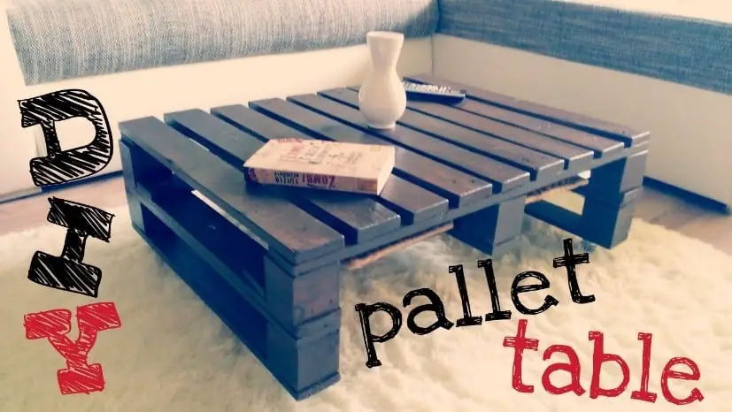 Diy Pallet Coffee Table 1