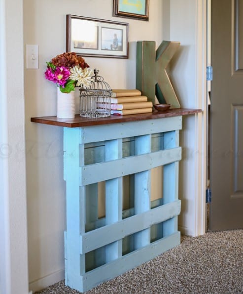 Diy Pallet Console Table By Kleinworth