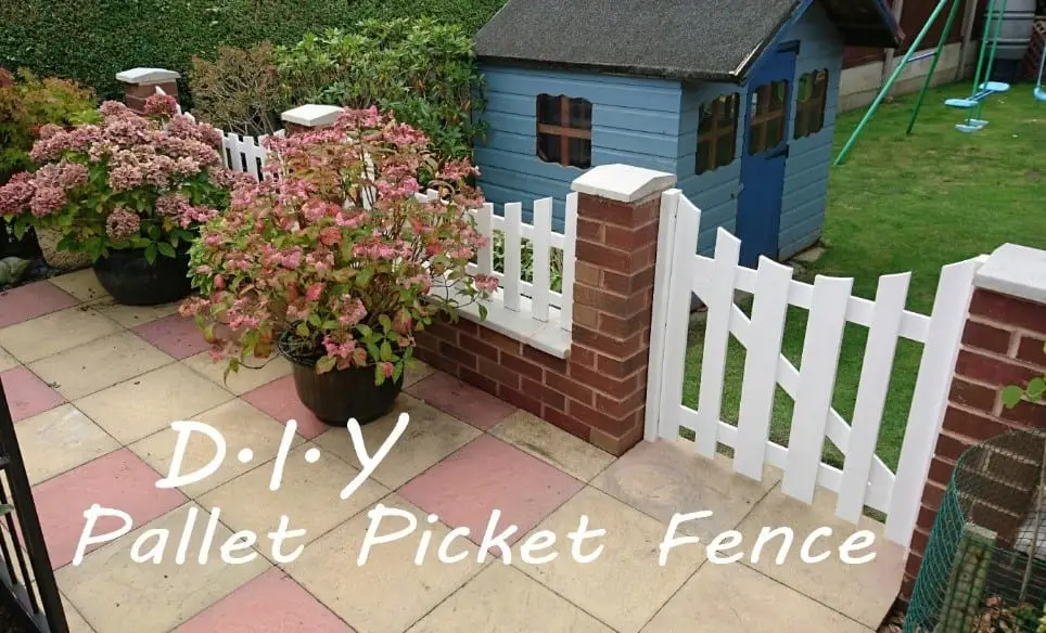 Diy Pallet Picket Fence And A Gate