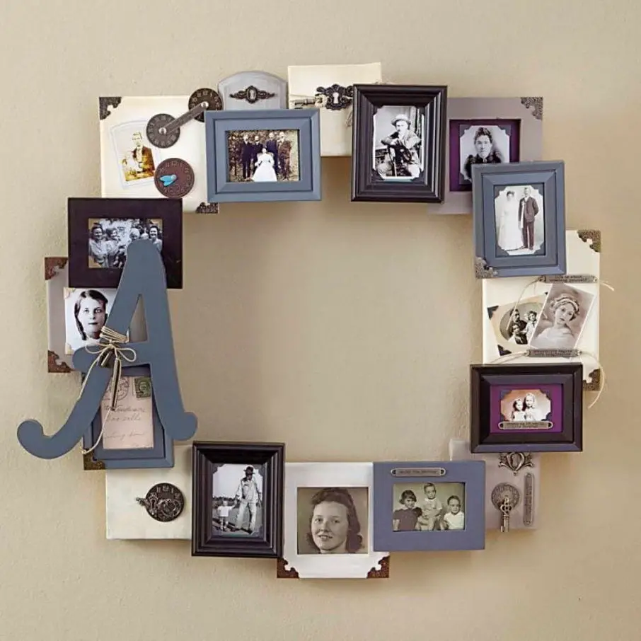 Diy Round Photo Collage