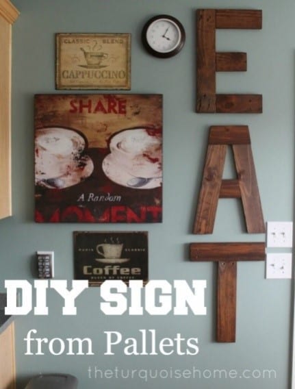 Diy Sign From Pallets