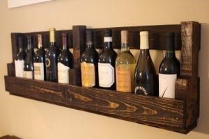 Diy Vintage Pallet Wine Rack