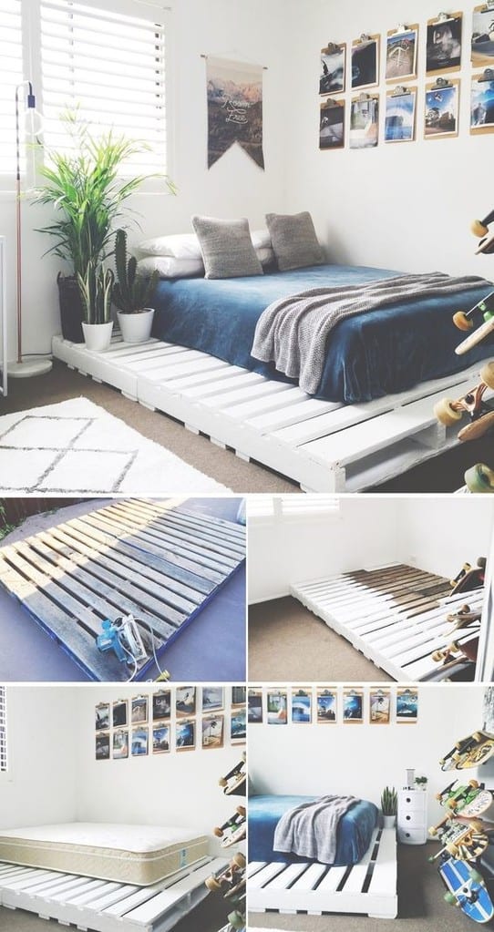 Easy Diy Pallet Bed Frame