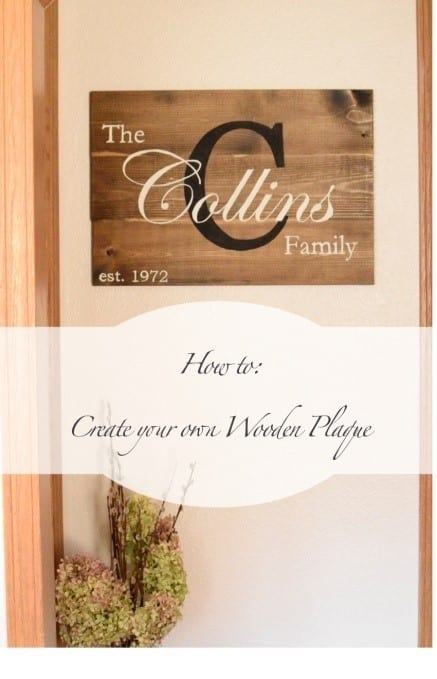 Family Plaque Pallet Sign