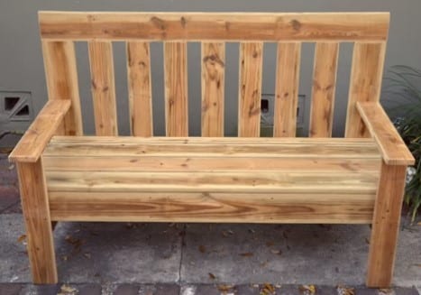 Garden Pallet Bench