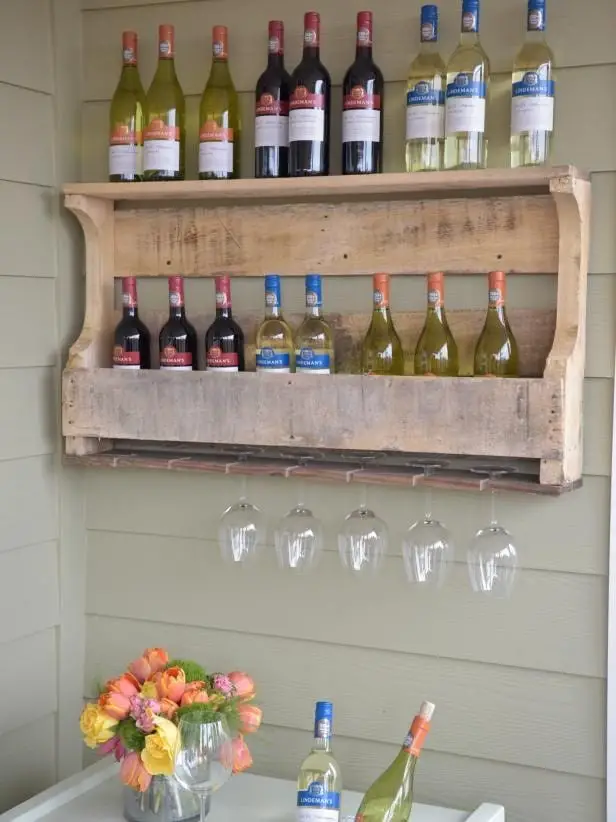 Hgtv Wooden Pallet Rack