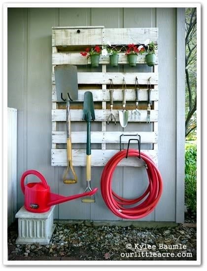 Hanging Garden Tool Storage