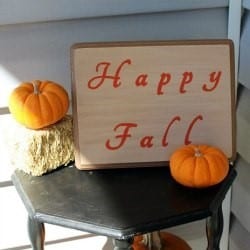 Happy Fall Pallet Wood Sign