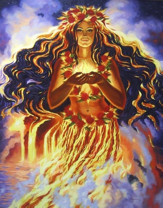Hawaiian Mythology Goddess Pele Is The Ruler Of Winds Lightning Fire And Volcanoes