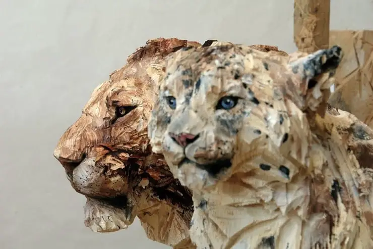 Jurgen Lingl Rebetz’ Lifelike Wooden Sculptures