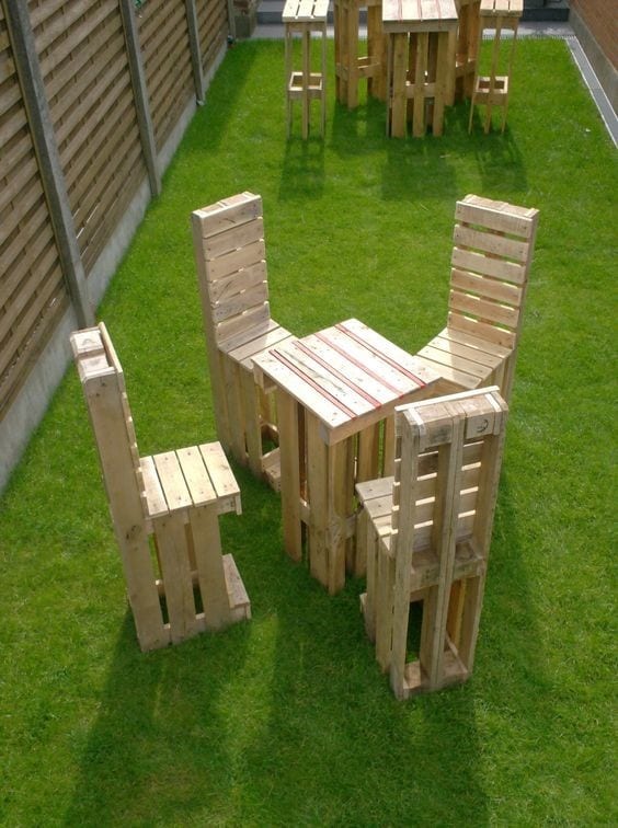Lawn Table And Chair Set