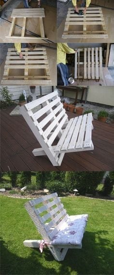 Long Outdoor Bench