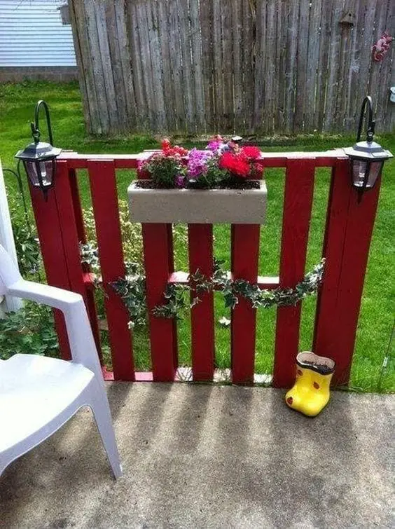 Lovely Little Red Fence