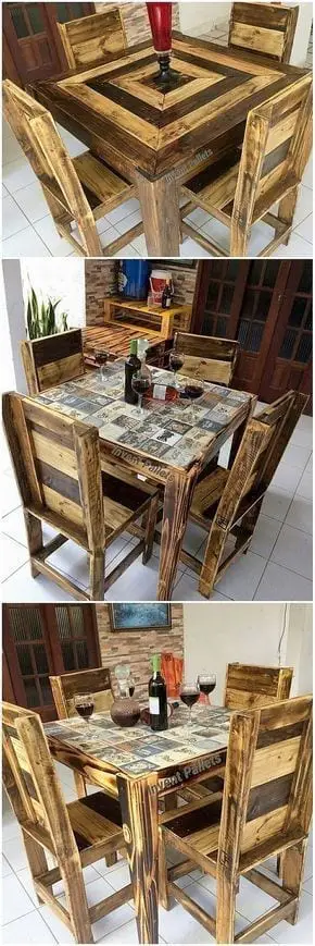 Lovely Pallet Wood Table