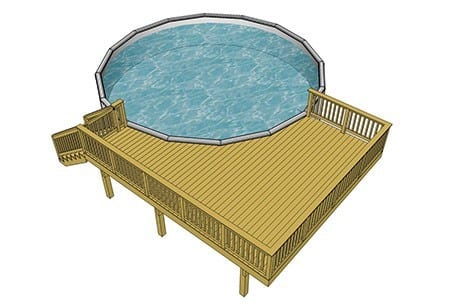 Medium Pool Deck