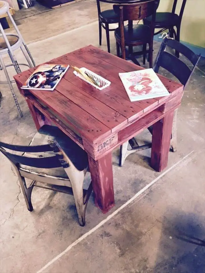 Mini Pallet Table