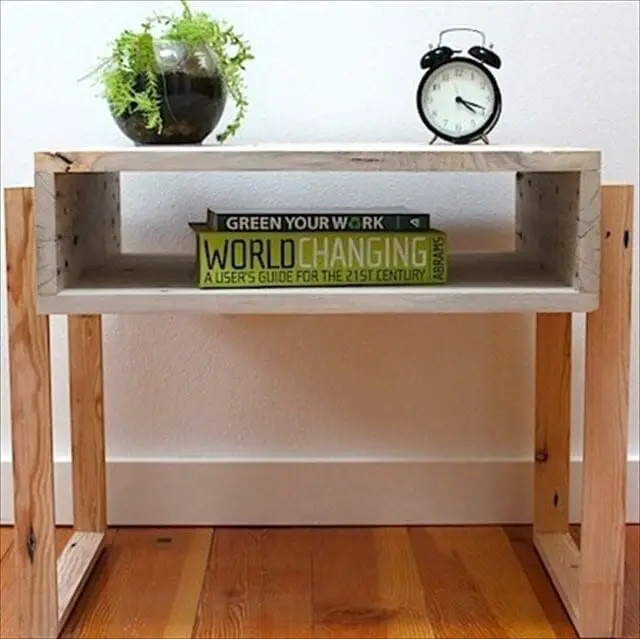 Modern Pallet Nightstand