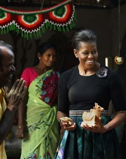 Mrs. Obama National Handicrafts And Handloom Museum In New Delhi