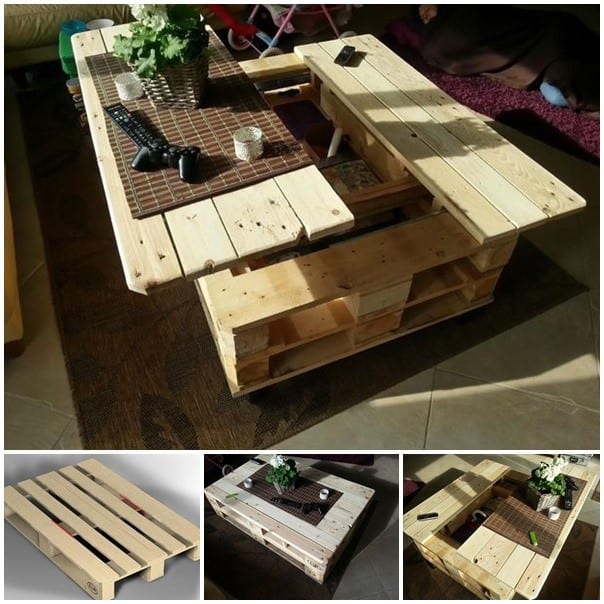 Multifunctional Coffee Table With Storage