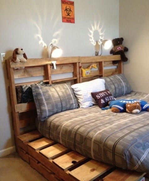 Pallet Bed Frame For Kids Room