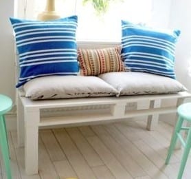 Pallet Bench With Storage