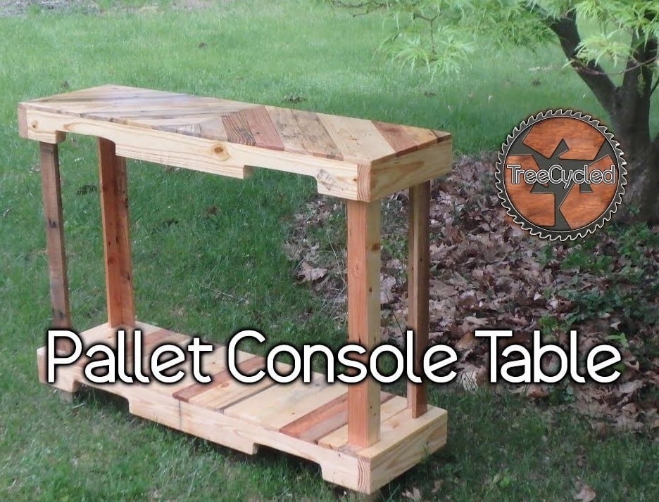 Pallet Console Table
