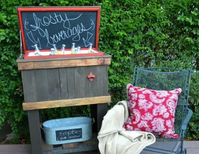 Pallet Deck Cooler By Hollow Cottage