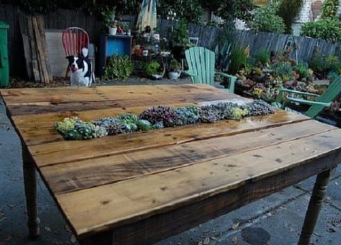 Pallet Garden Table