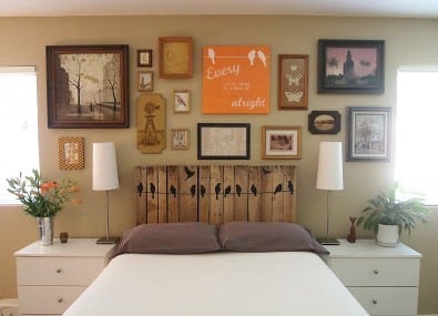 Pallet Headboard By Cathey With An E