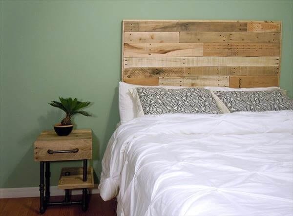 Pallet Headboard For Single Bed