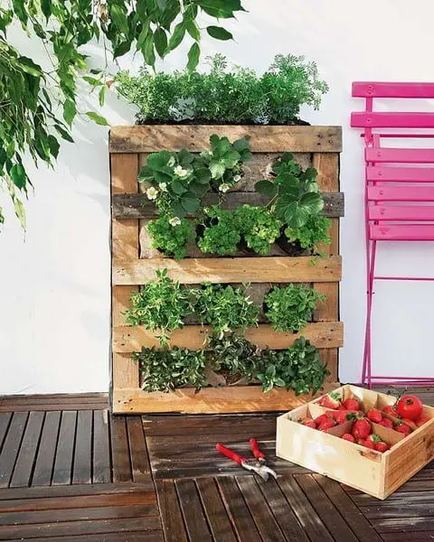 Pallet Herb Garden Crate