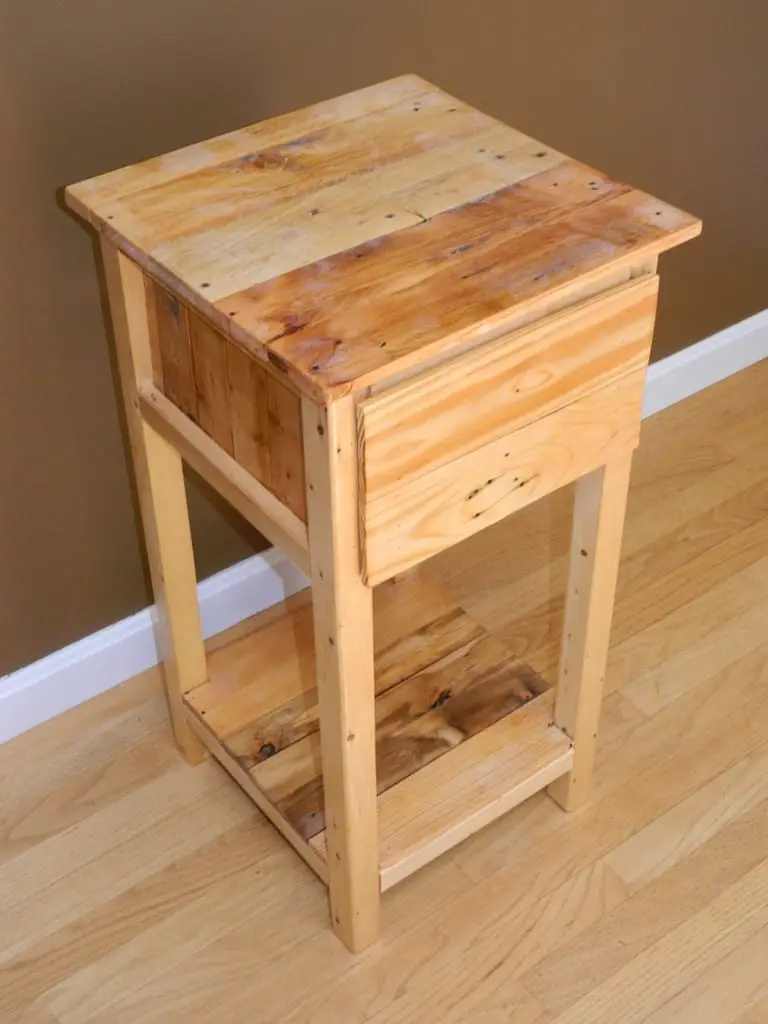 Pallet Nightstand