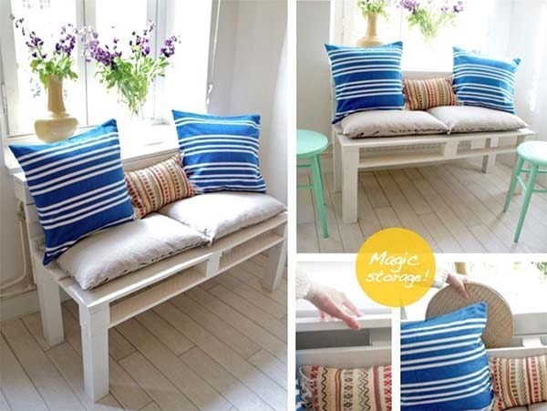 Pallet Sofa With Storage