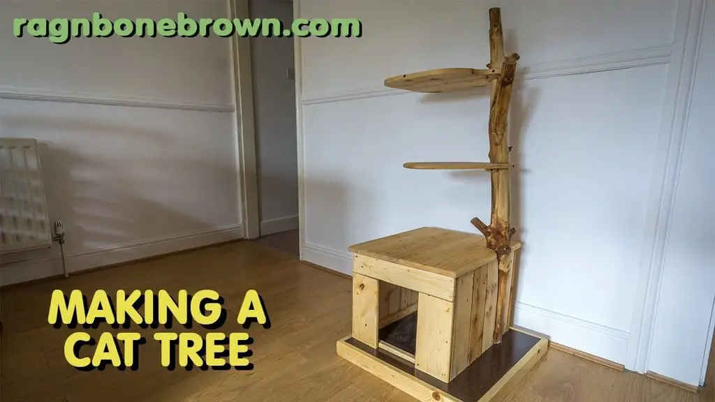 Pallet And Log Cat Tree