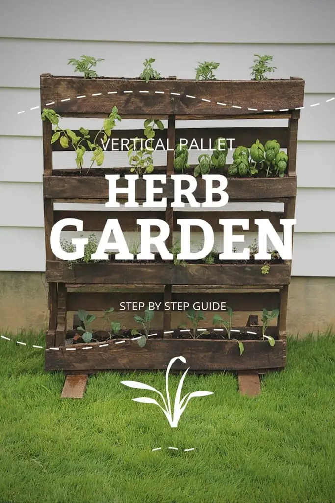 Rustic Pallet Herb Garden