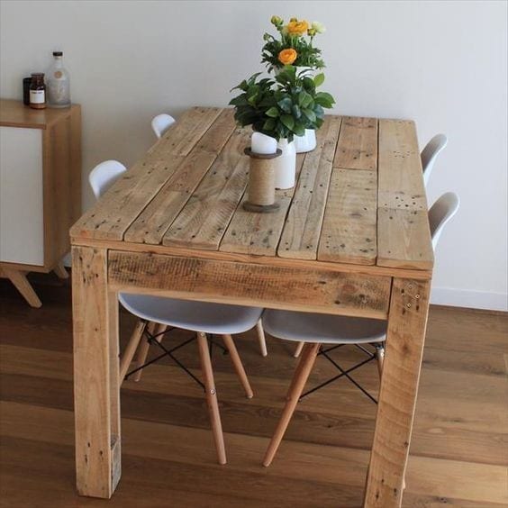 Rustic Pallet Table