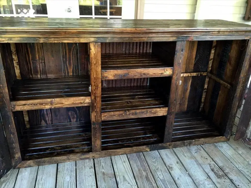 Rustic Styled Pallet Tv Stand