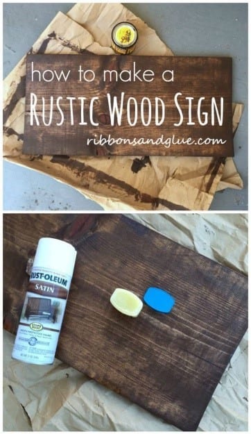 Rustic Wood Sign
