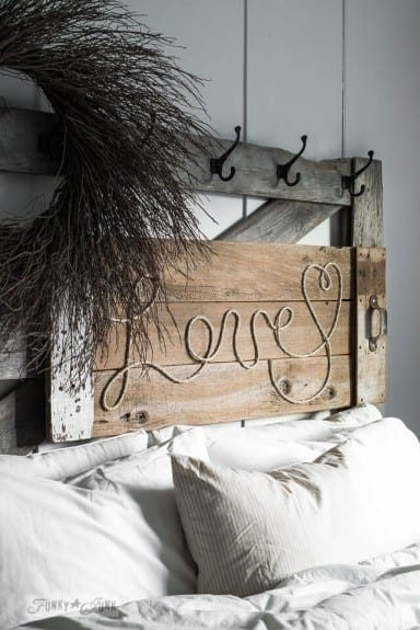 Rustic Wood And Twine Sign