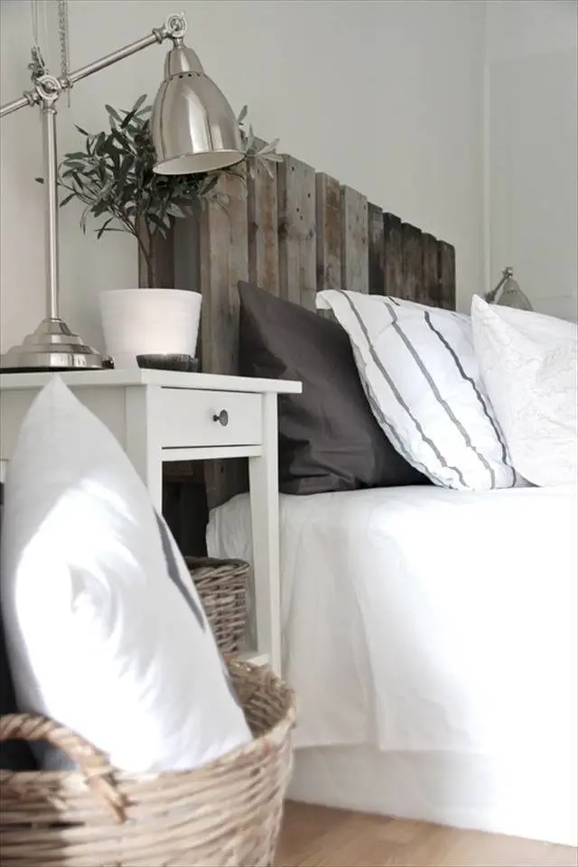 Scandinavian Infused Bedroom Design With A Pallet Bed Frame